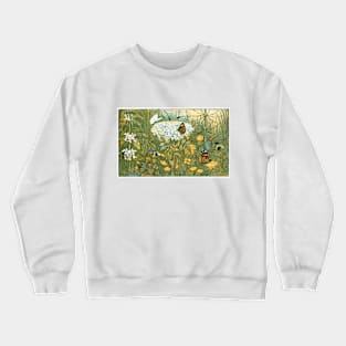 Flowers & Butterflies 1910 Theo van Hoytema Crewneck Sweatshirt